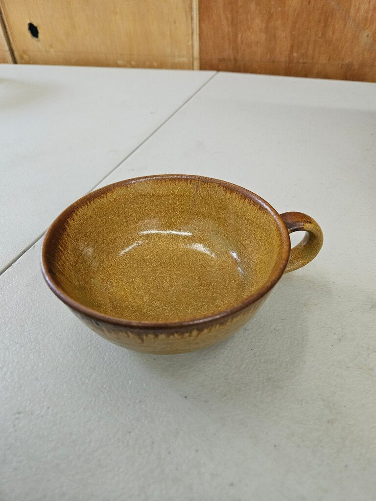 Vintage Brown Ceramic Cup
