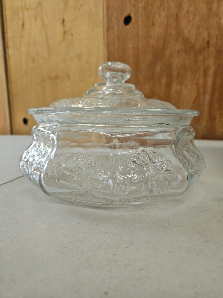 Vintage DC Jenkins Covered Casserole with Sunflowers