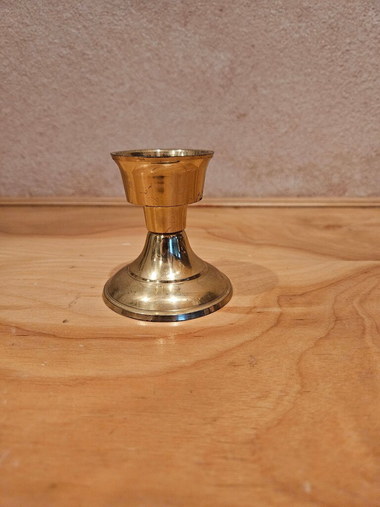 Vintage Brass Candle Holder