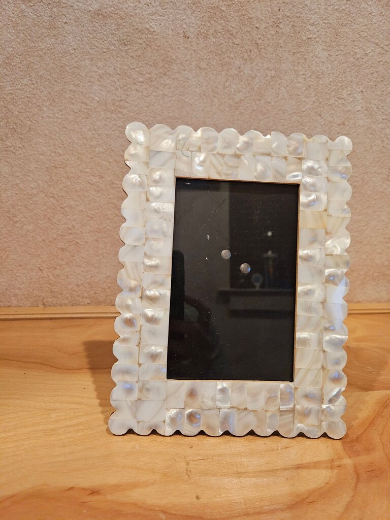 Mother-Of-Pearl Mosaic Picture Frame