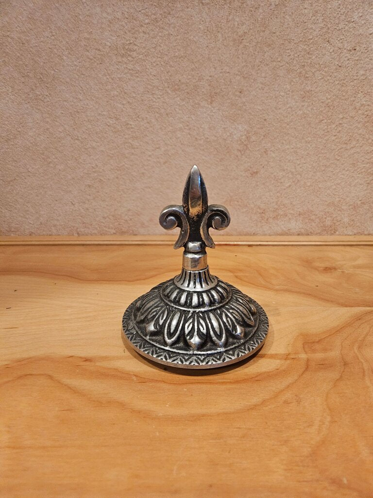 Fleur-de-lis Decorative jar topper/ Paperweight