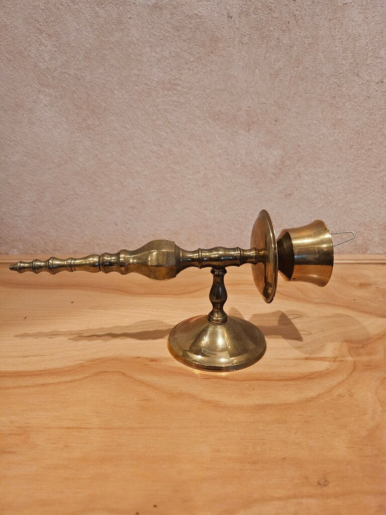 Solid Brass Wall Mounted Candle Stick Holder