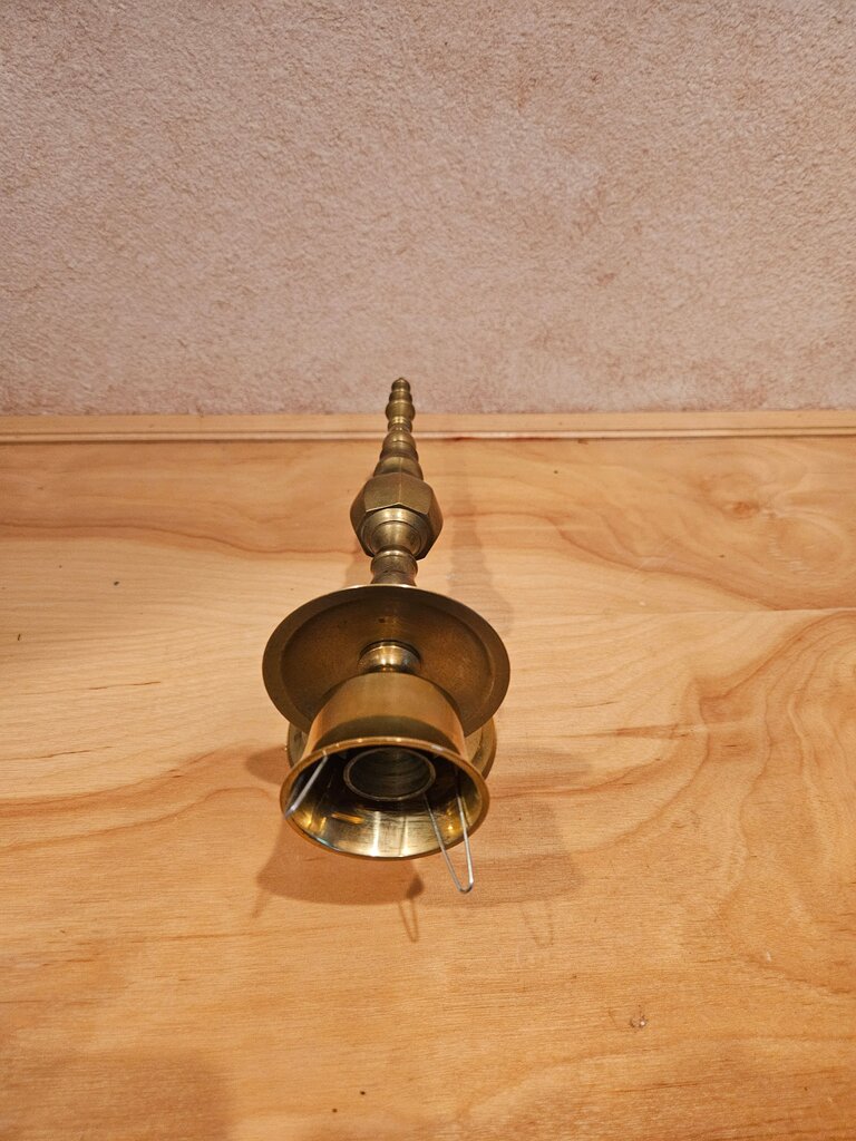 Solid Brass Wall Mounted Candle Stick Holder