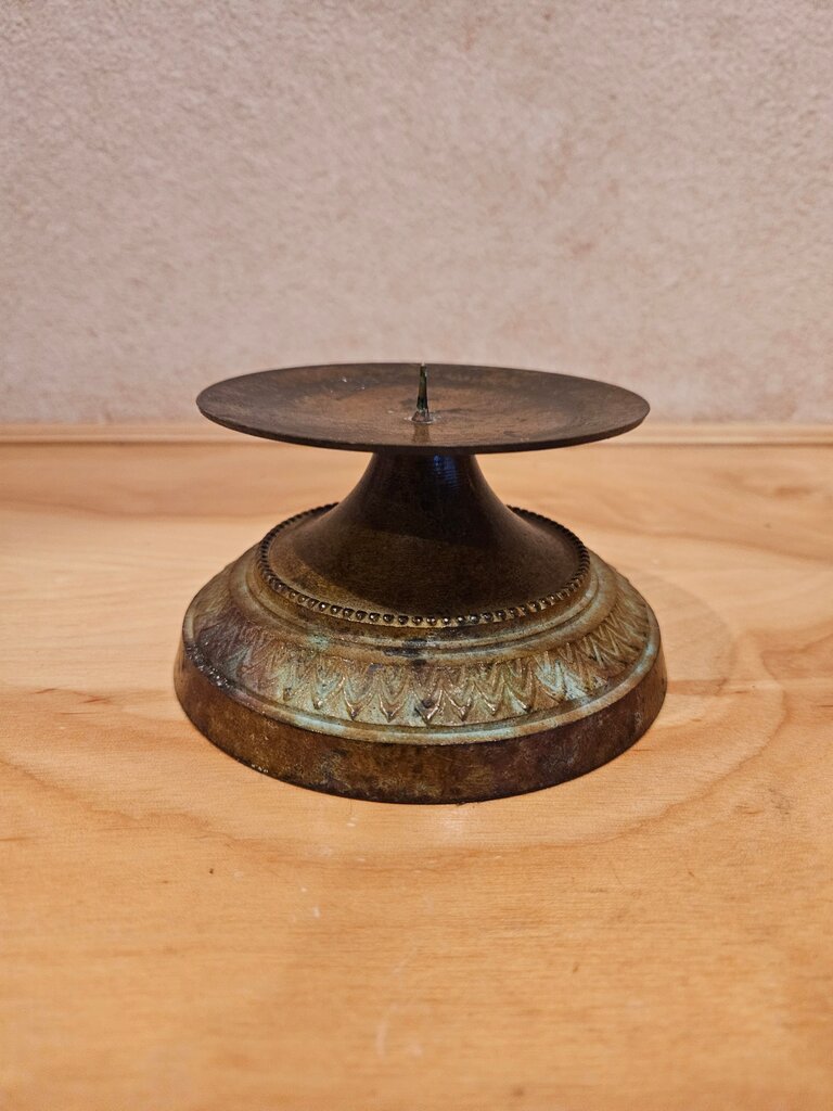 Vintage Brass Candle Holder