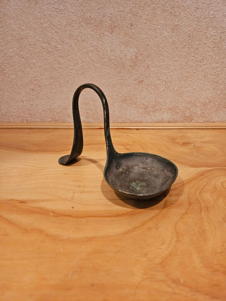 Older Vintage Curved Large Ladle