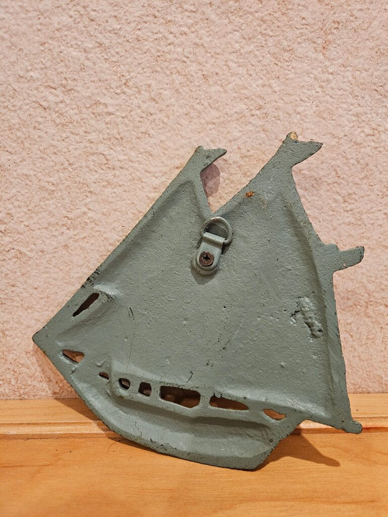 Cast Iron Sailing Ship Decoration
