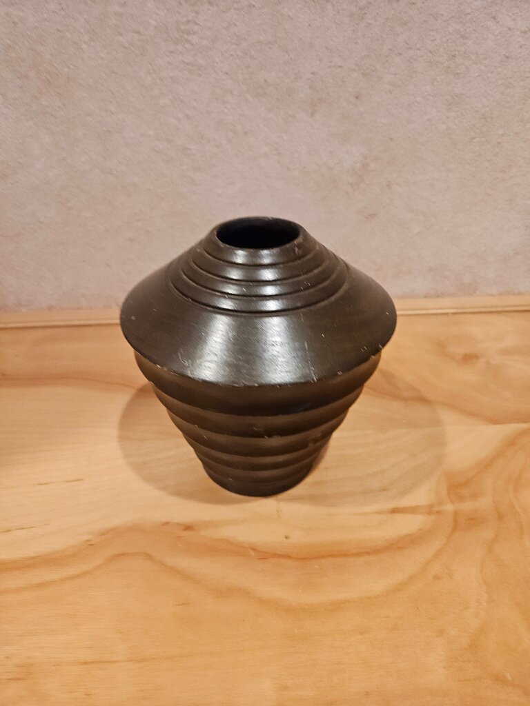 Decorative Unique Black Ceramic Vase/vesesl