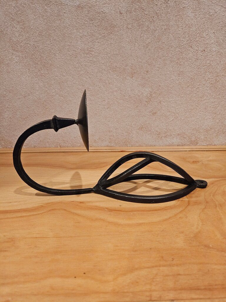Wrought Iron Candle Holders Metal Swirl Design Wall candle Holder