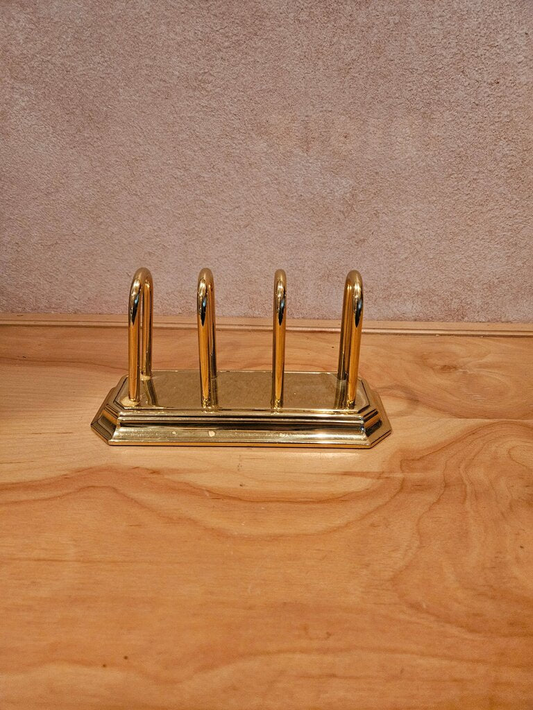 Baldwin Brass Letter Holder, Brass Letter Holder, Brass Baldwin Letter Holder, Brass Desk Accessories, Brass Desk Letter Holder