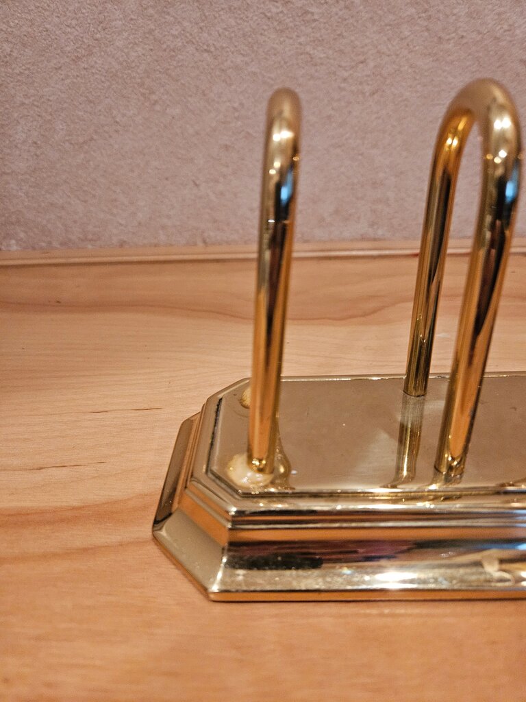 Baldwin Brass Letter Holder, Brass Letter Holder, Brass Baldwin Letter Holder, Brass Desk Accessories, Brass Desk Letter Holder