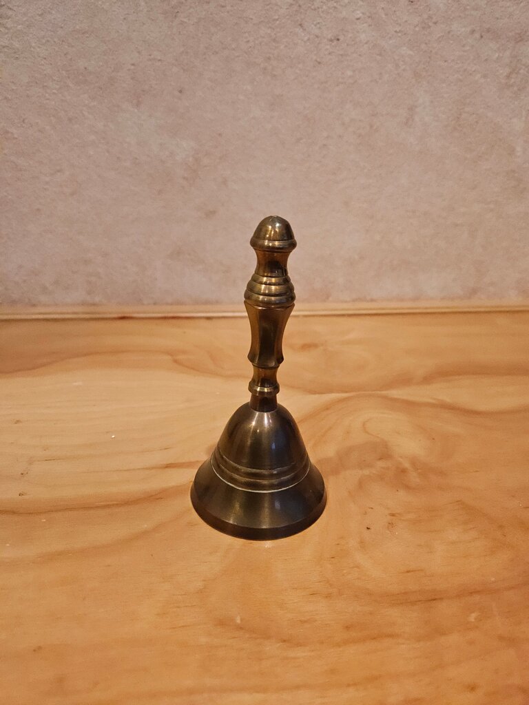 Antique Brass Desktop Bell