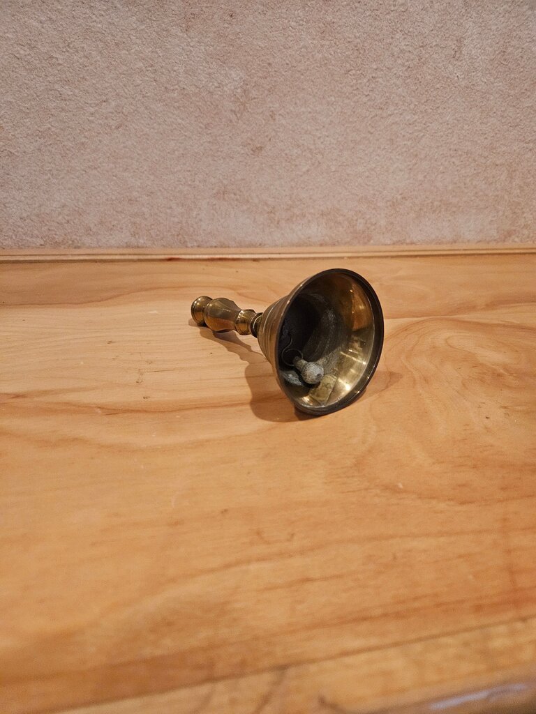 Antique Brass Desktop Bell