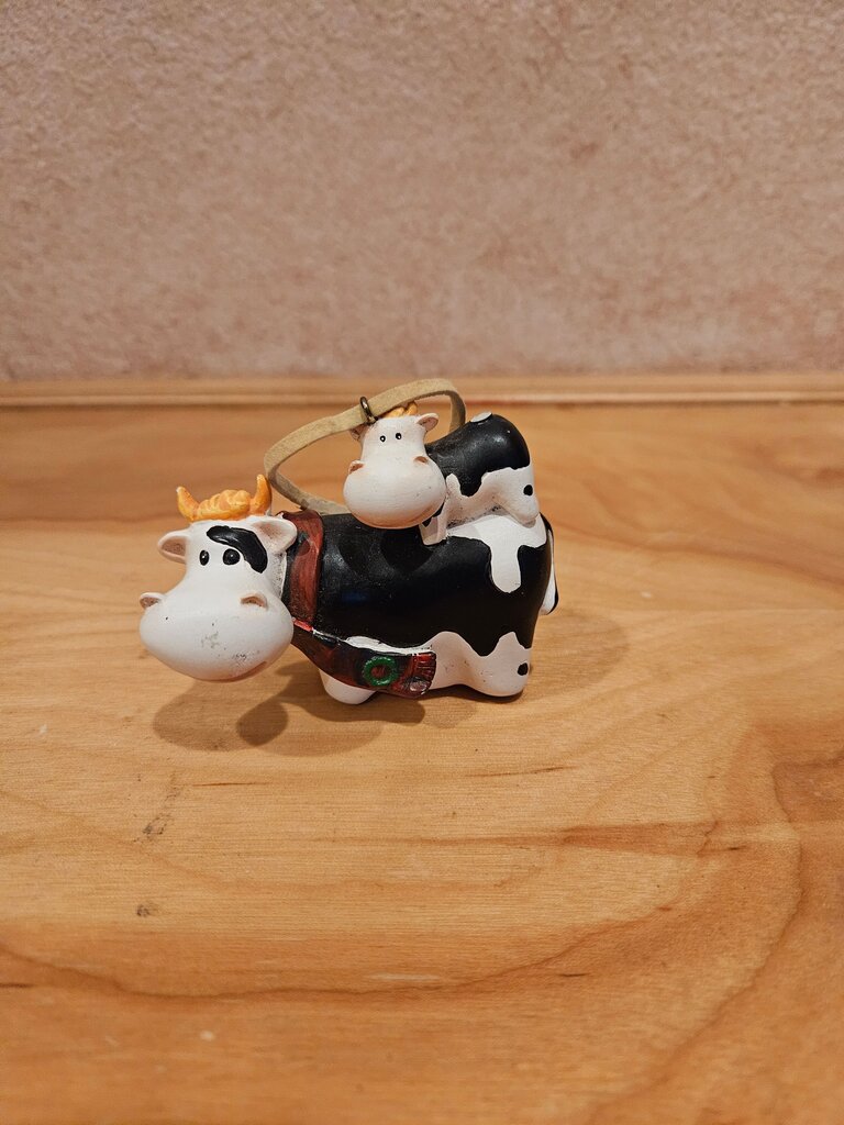 Cow Figurine with Calf