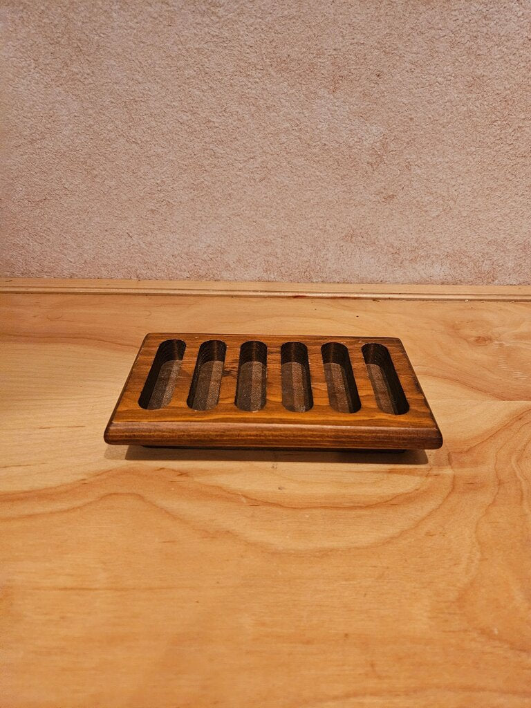 Real Wooden Plate holder/ Slotted Organizer