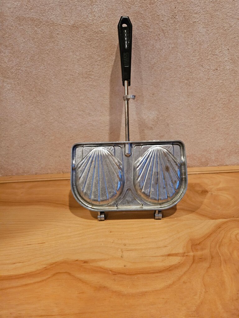 1970s French Toaster Cuisor, Stuffed Toast Sandwich Press, Perfect Vintage Camping Tool