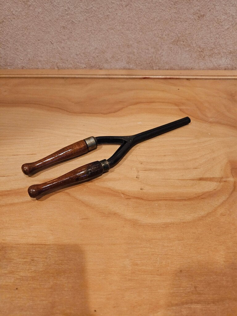 Antique Curling Iron, 1920's Metal Hair Crimper, Collectible Beauty Salon Decor