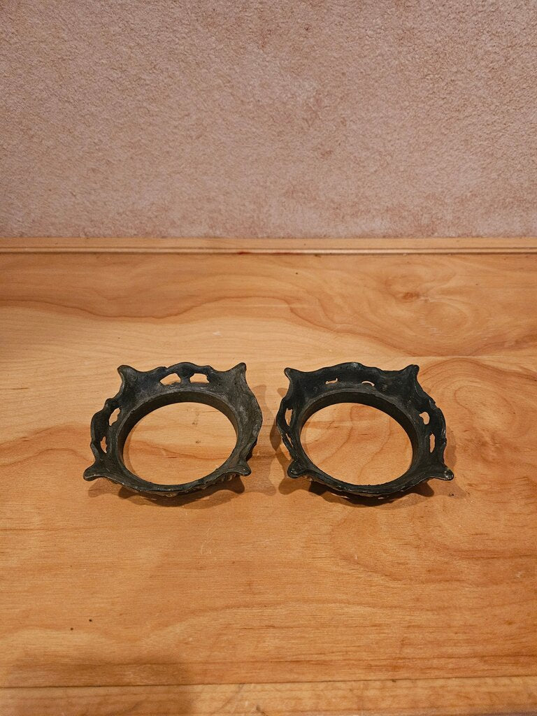Vintage Brass Candle Holders