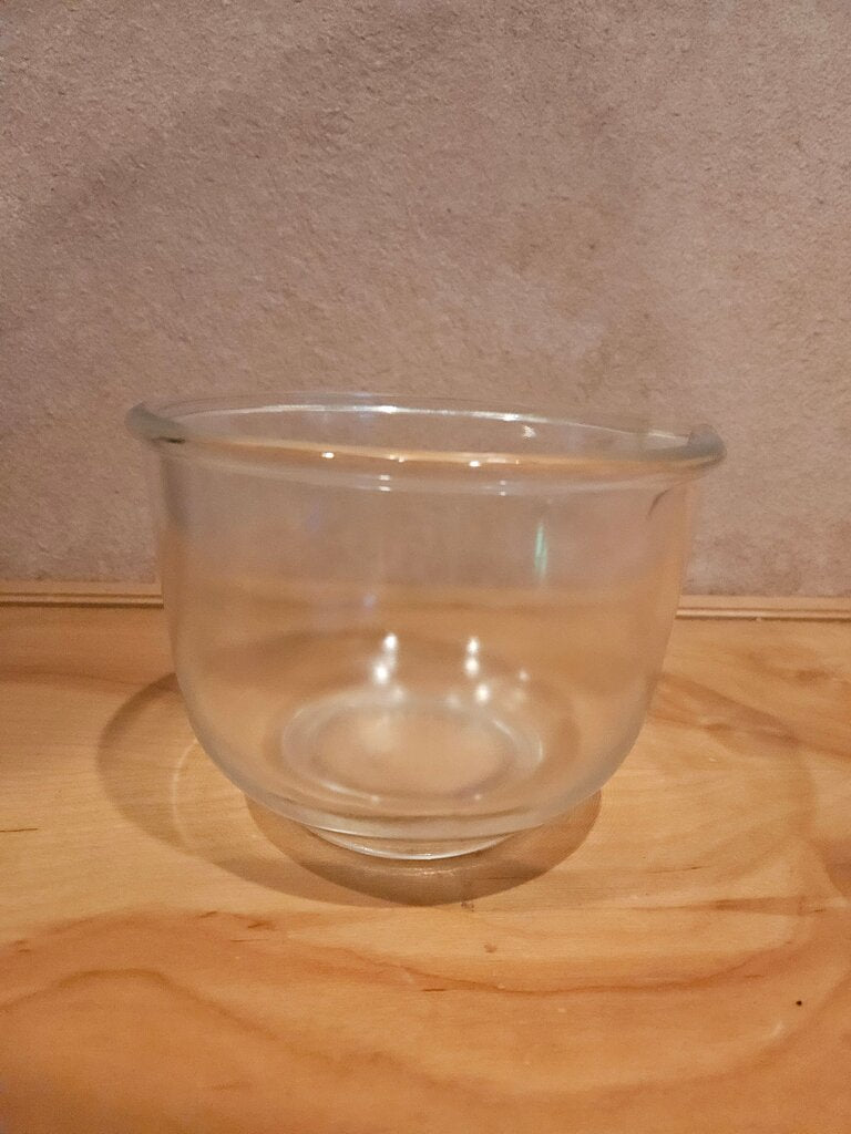 small vintage glass mixing bowl