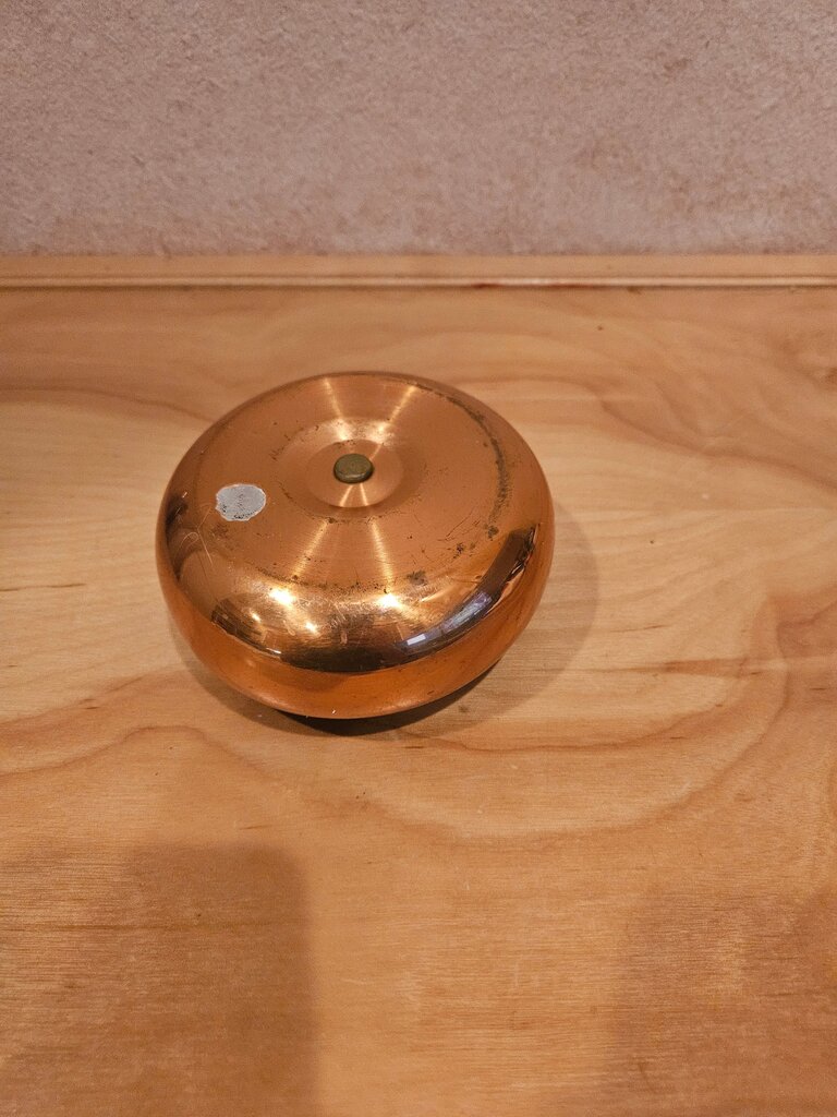 Vintage Coppercraft Guild Copper Taper Candle Holder with Plant Space; Vintage Copper Candle Holder; Coppercraft Guild