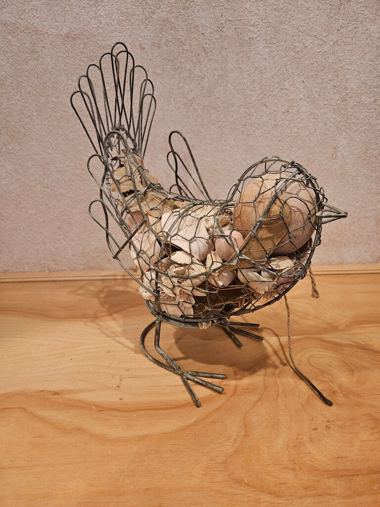 Metal Bird Decor, Bird Sculpture, Bird Ornament, Table Decor, Wedding Decor, Recycle Bird Metal, Bird Metal Art, Bird Gift, Bird Figure/potpourri container