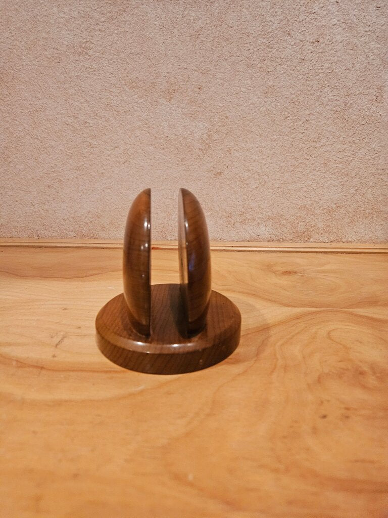 Vintage Wooden napkin holder /book display