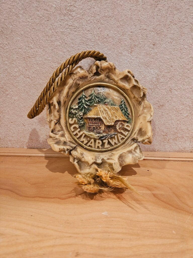 Schwarzwald Relief Wax Decorative Wall Hanging