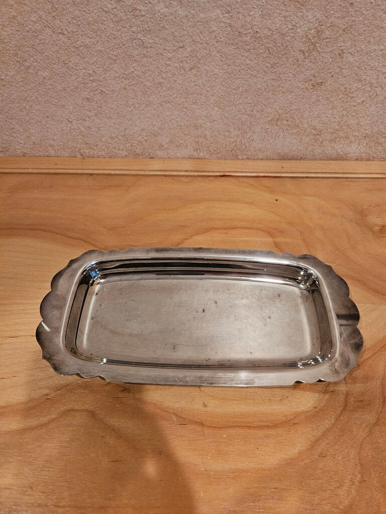 Vintage Silver Plated Rectangular Dish Platter