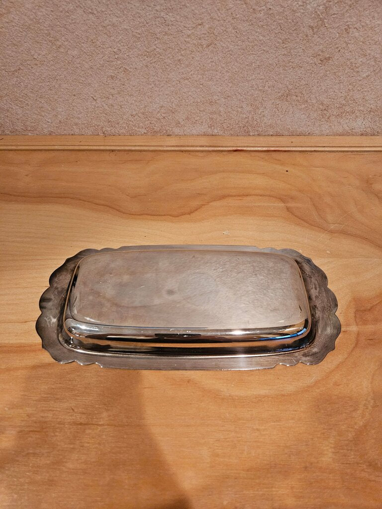 Vintage Silver Plated Rectangular Dish Platter