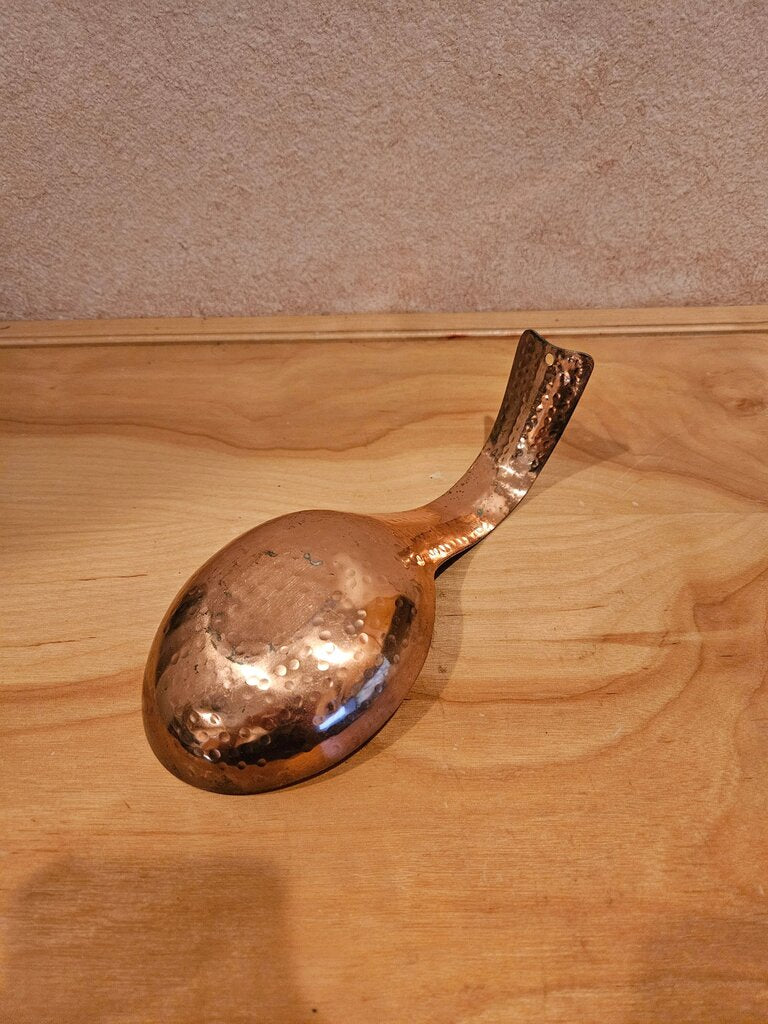 Rustic Copper Hand Hammered Lightweight Stylish Stamped Spoon Rest Holder