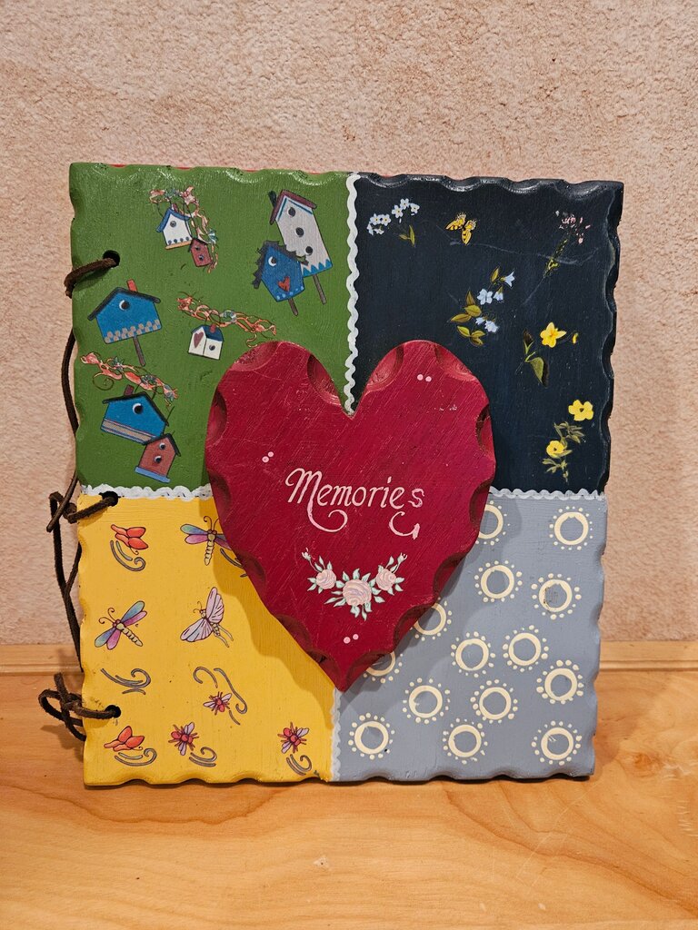 Wooden Covered Decorative Memory Photo Album