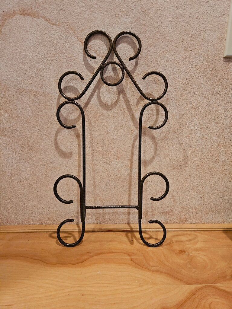 Decorative metal Wall mounted plate Stand