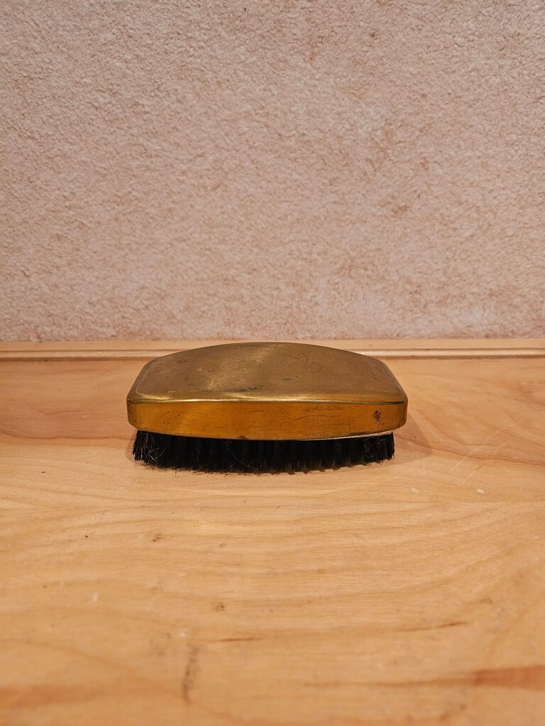 Vintage Art Deco Brass Grooming Clothing Brush