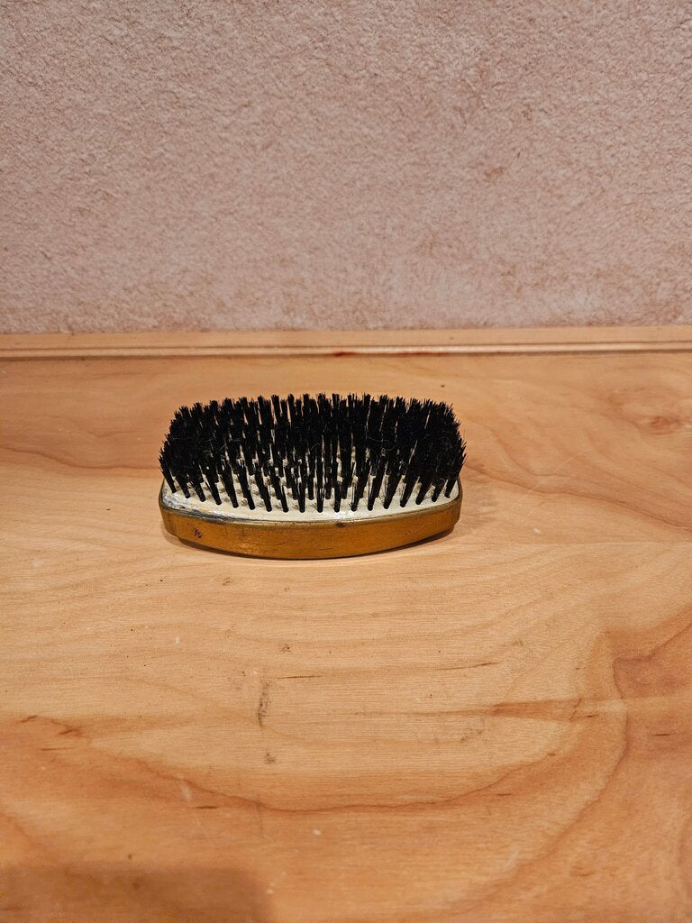 Vintage Art Deco Brass Grooming Clothing Brush