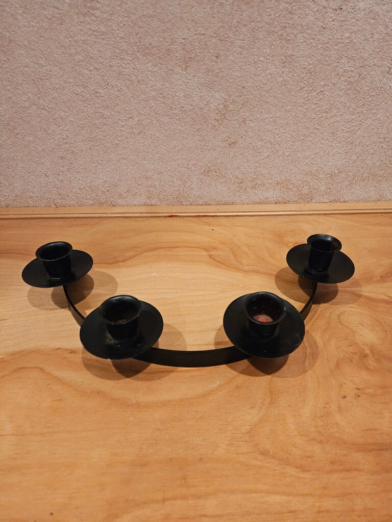 Black Candle Holder