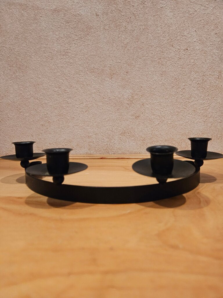 Black Candle Holder
