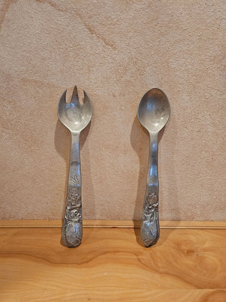 Vintage Serving Utensils Set