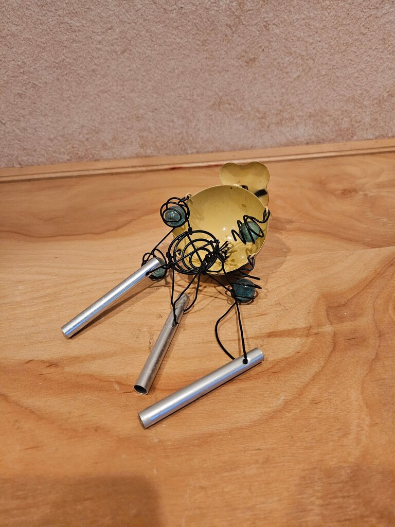 Vintage Whimsical Cow Figure windchimes