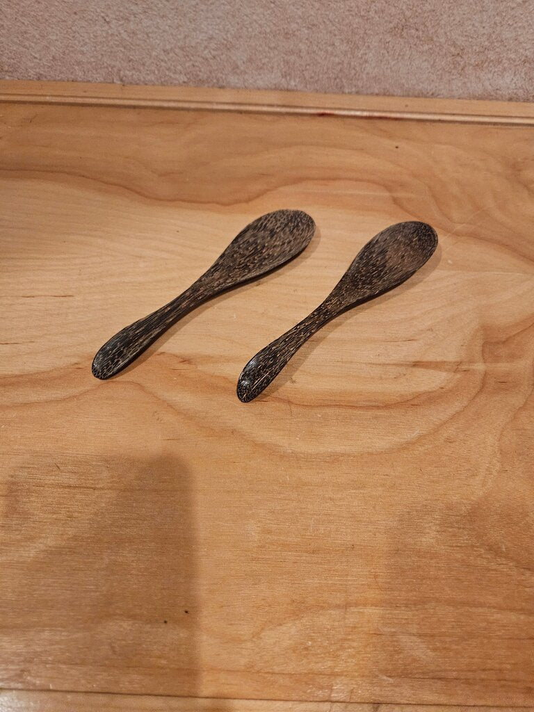 Set of 2 Ethnic Spoons in Coconut
