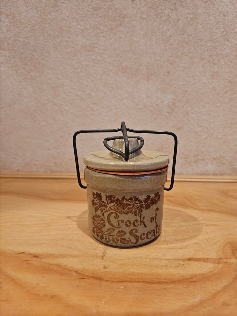 Vintage Crock of Scents Pot
