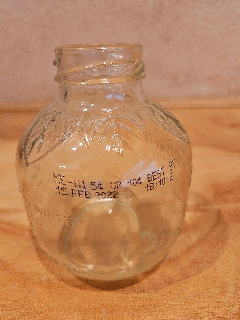Martinelli's Glass Apple Juice Bottle