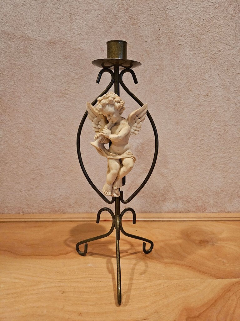 House Of Lloyd Cherub Taper Candle Holders Decor