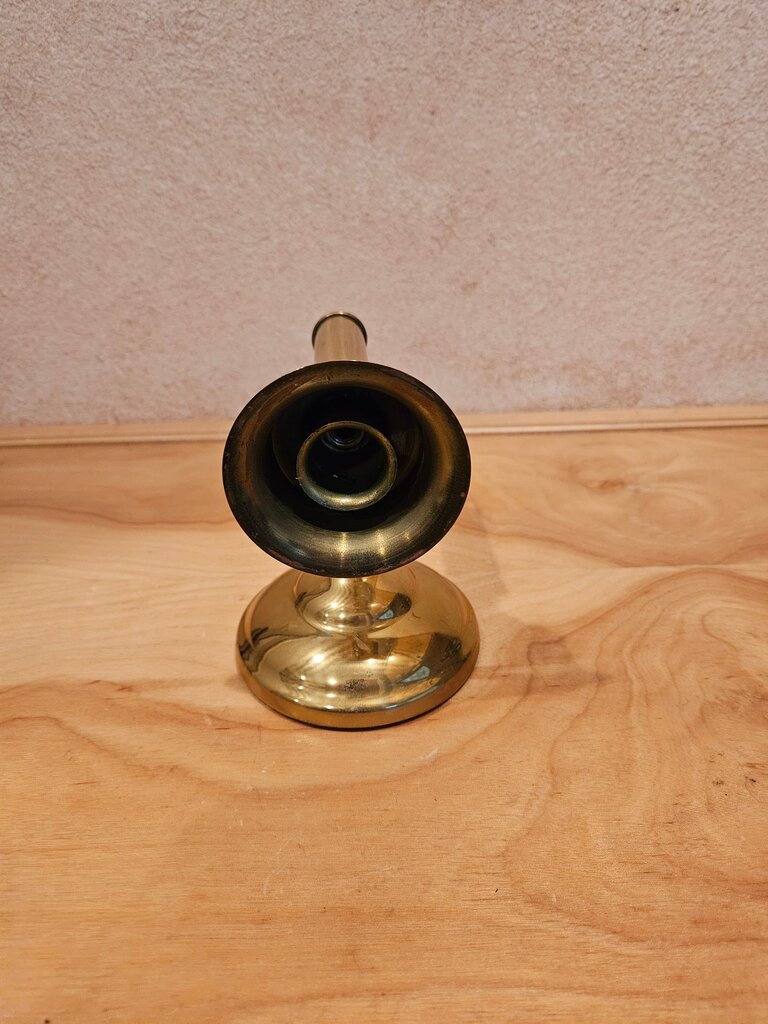 Vintage Brass Taper Wall Sconce Traditional Early American Colonial
