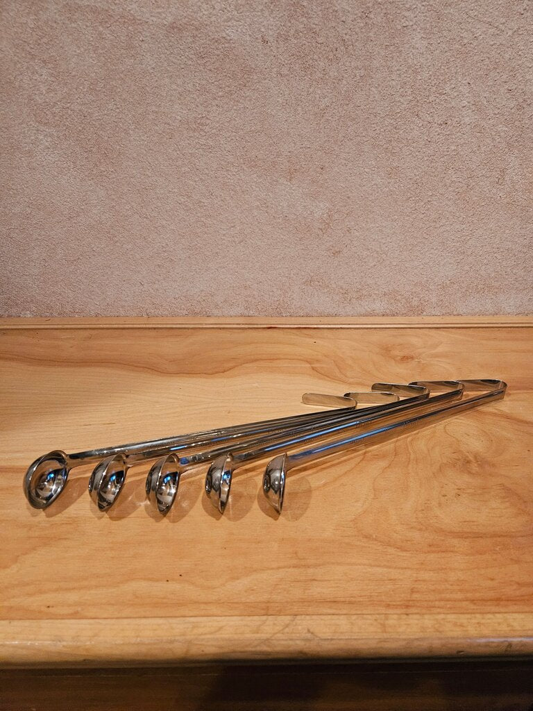 Set of 6 Stainless Steel Spoons