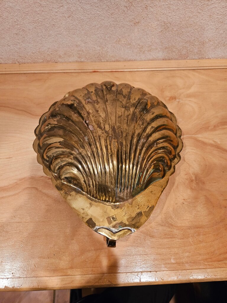Pillar Candle Holder Scallop Wall Mount Scone Decorative Hanging Candlestick