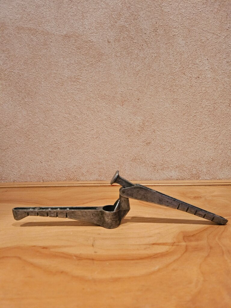 Vintage Garlic Press Onion Juicer Aluminum Utensil USA Farmhouse kitchen/Barware