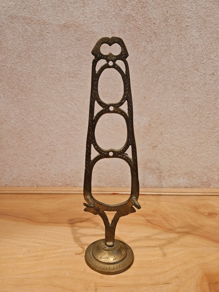 Vintage Brass Letter Holder