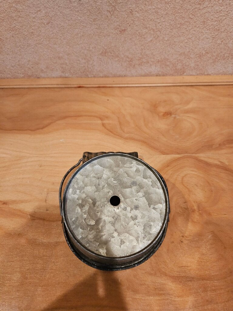 Vintage Galvanized Metal Bucket