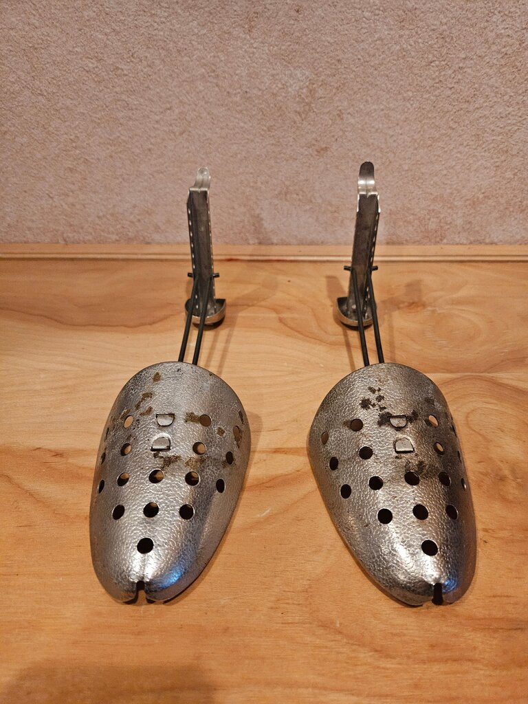 Vintage metal shoe forms/stretchers