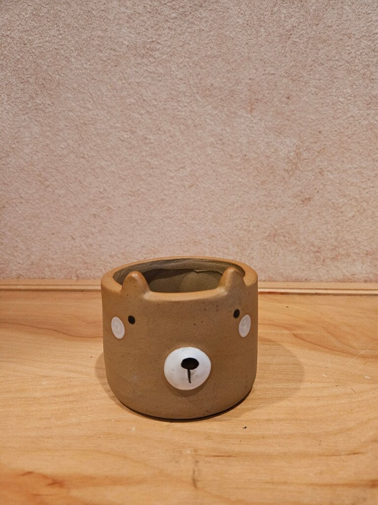 Bear Face Planter Pot