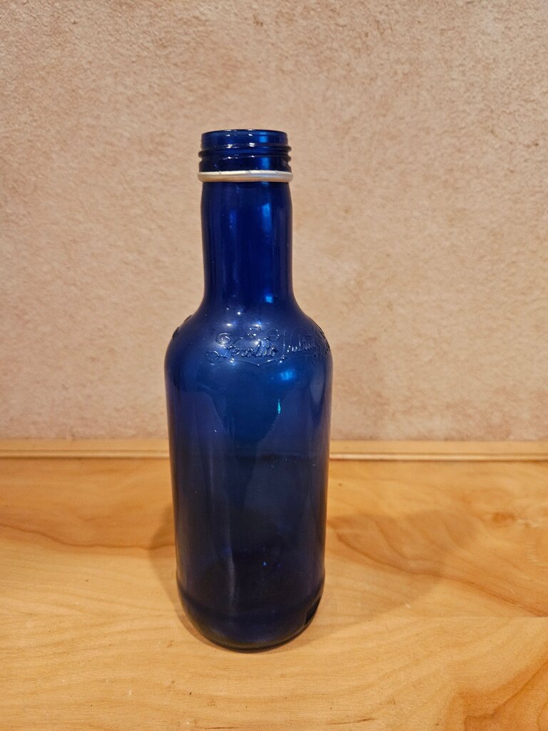 Vintage 1992 Ferolito Vultaggio Cobalt Blue Bottle